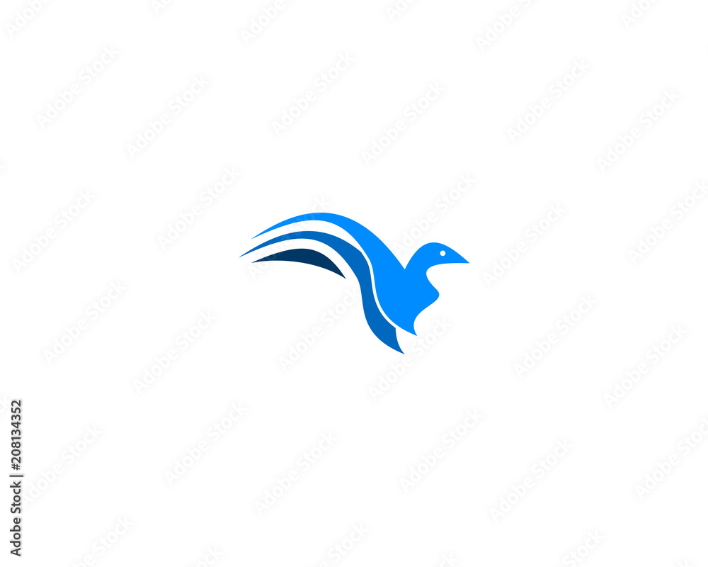 Naklejka premium bird logo