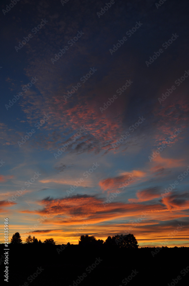 Obraz premium Abendhimmel