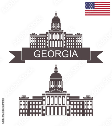 State of Georgia.Georgia State Capitol Building. Atlanta