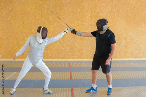 the fencing coach