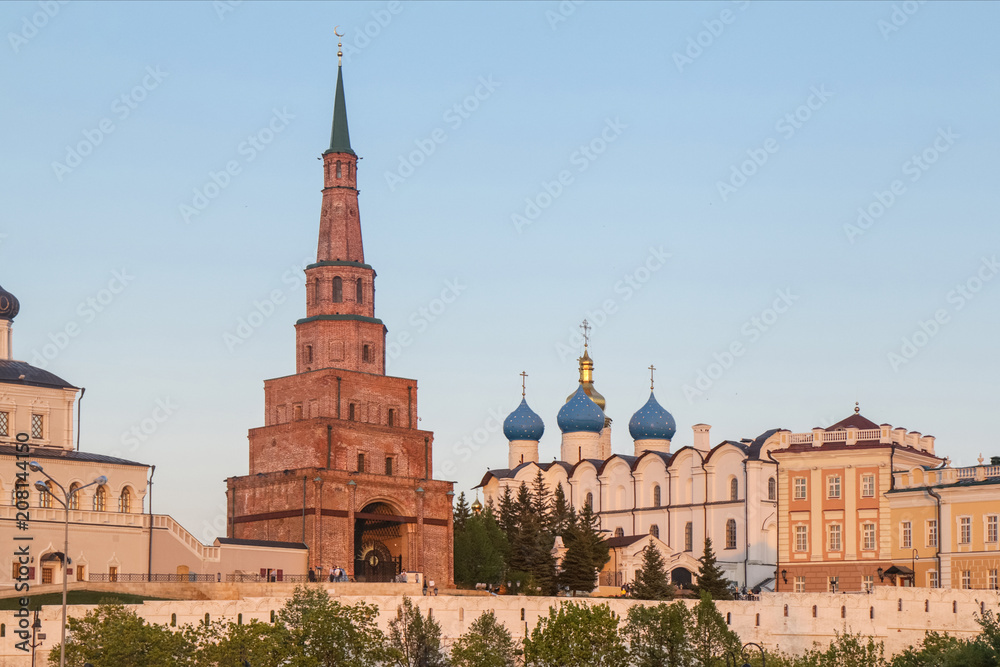The Soyembika tower in the Kazan Kremlin, Tatarstan, Russia