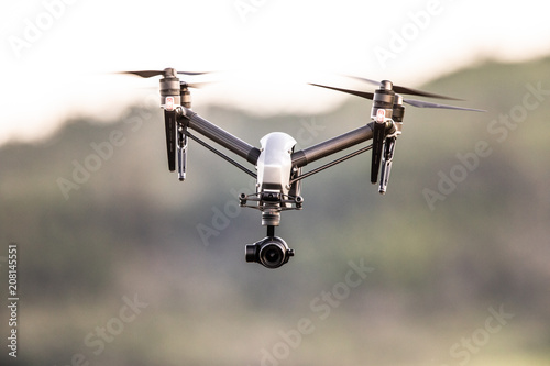 Cool Looking Black and Grey Drone With Camera