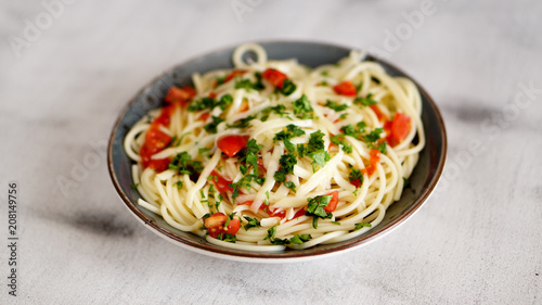 Full vegetable spagetti pasta