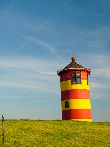 Ostfriesland Pilsumer Leuchturm Deich Greetsiel