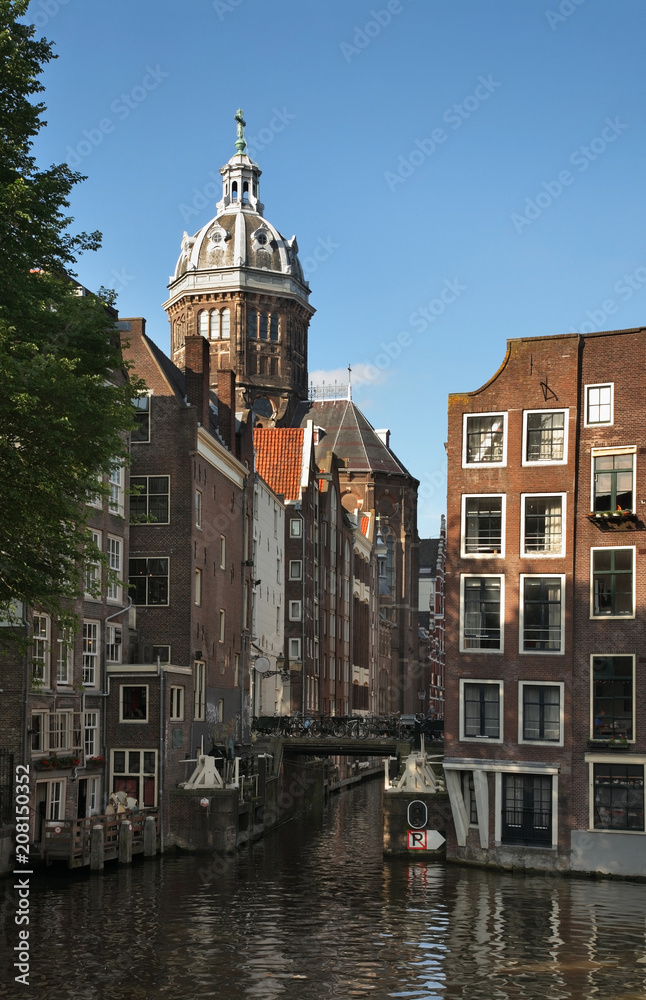 Church of Saint Nicholas in Amsterdam. Netherlands
