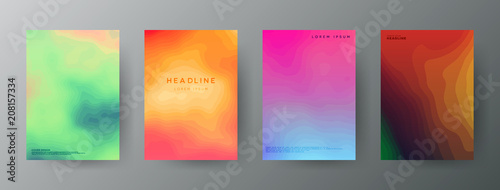 Abstract, creative cover concepts collection. photo