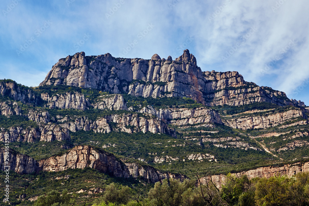 Mountain peaks in Spain, Montserrat      