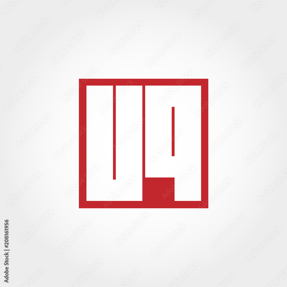 Initial Letter UQ Logo Template Vector Design Initial Letter UQ Logo Template Vector Design