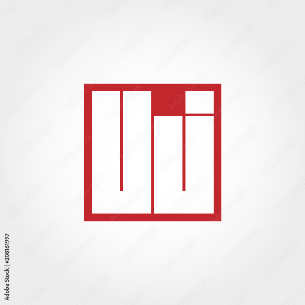 Initial Letter UJ Logo Template Vector Design Initial Letter UJ Logo Template Vector Design