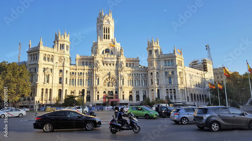 Madrid, mairie au palais de cybèle photo