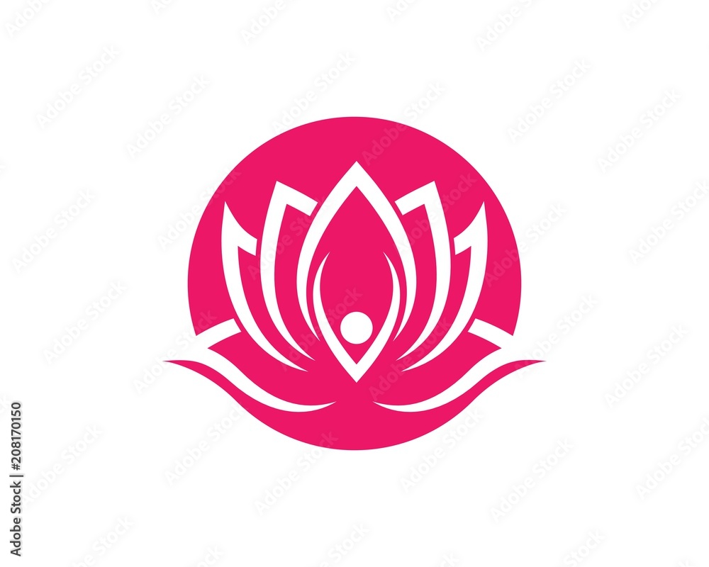 flowers design logo Template flowers design logo Template