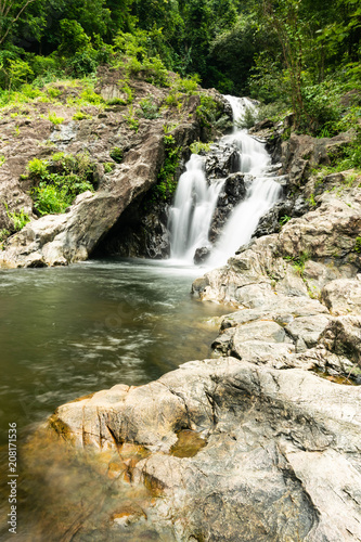 Fototapeta Naklejka Na Ścianę i Meble -  Sarika waterfall in Nakhonnayok, Thailand.