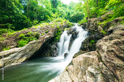Fototapeta Naklejka Na Ścianę i Meble -  Sarika waterfall in Nakhonnayok, Thailand.