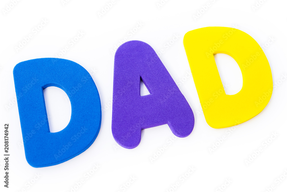 The word DAD The word DAD