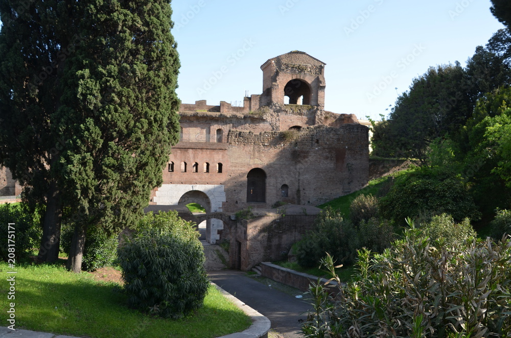 castle rome ancient old