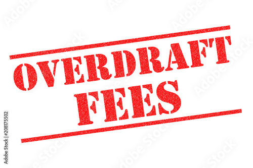 OVERDRAFT FEES Rubber Stamp