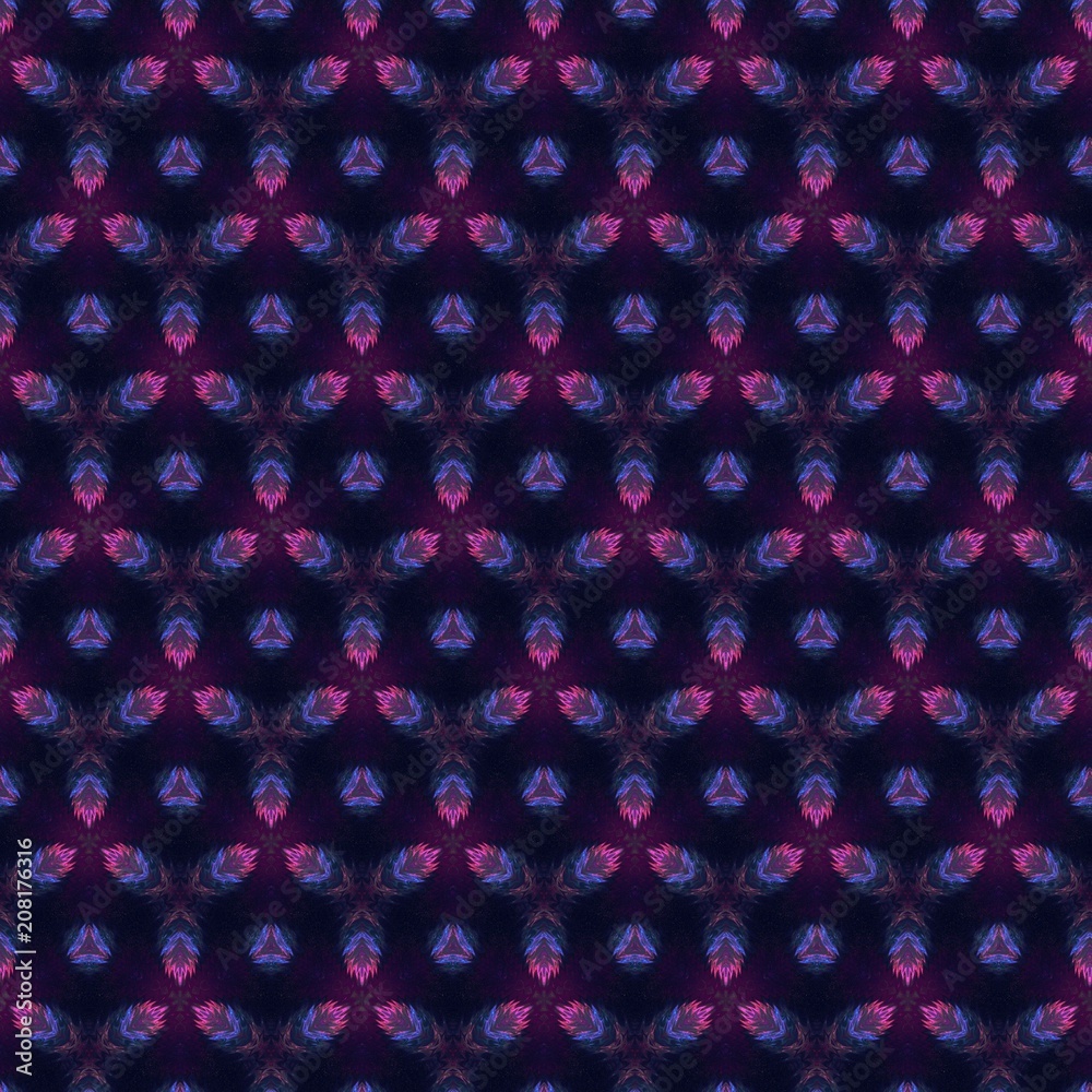 Seamless art texture background. Creative symmetric pattern for design labels, booklets, flyers and posters or covers. Usable for artistic hand made production, print on fabric, textile and clothes.