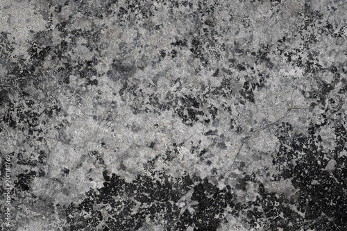 Polished grey concrete floor texture background © pookpiik