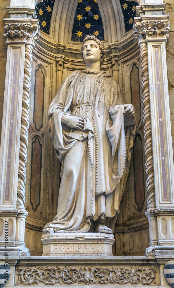 Saint Philip Statue Chiesa Museum Orsanmichele Church Florence Italy