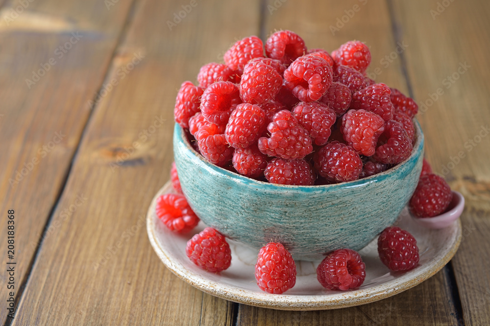Fresh raspberries Fresh raspberries
