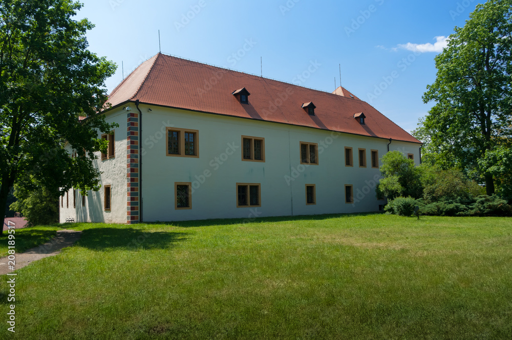 Renaissance castle Blansko. South Moravia, Czech Republic.