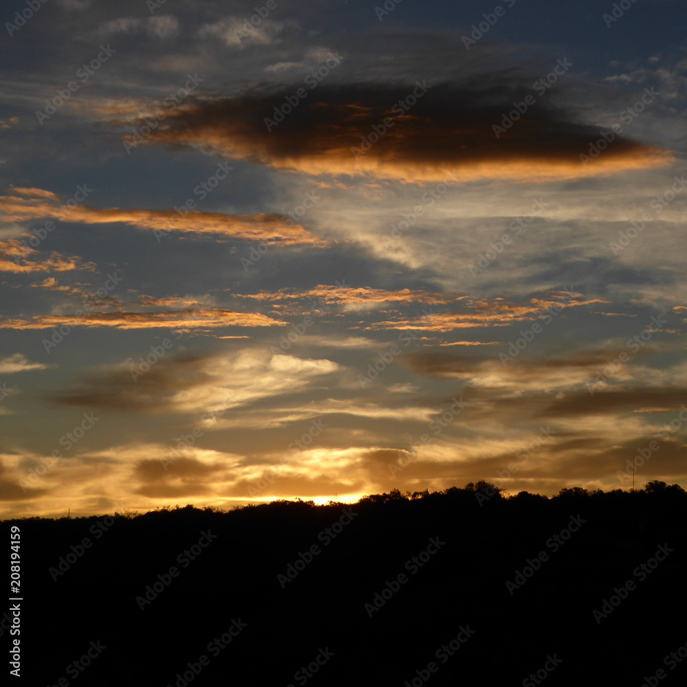 Golden clouds