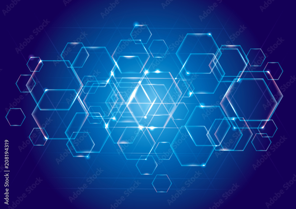 Abstract technology background for geometrical graphic concept design.use layer overlay effect.