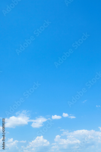 Blue sky with clouds