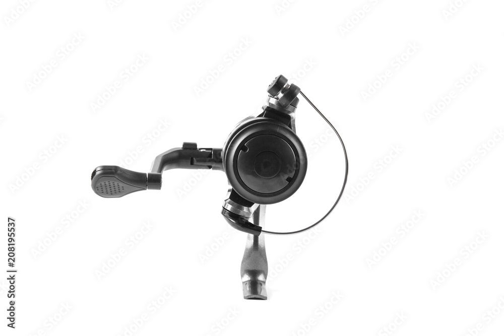 fishing reel isolated fishing reel isolated