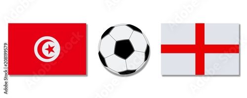 Football. Tunisia - England    