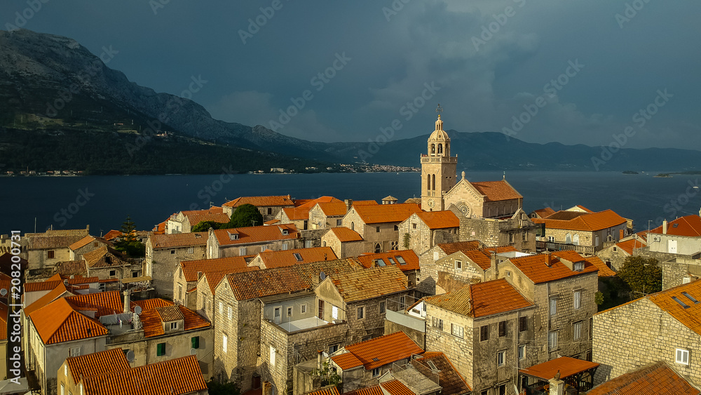 Korcula Chorwacja stare miasto