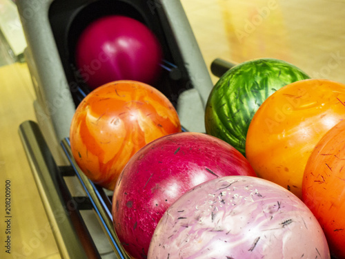 bright bowling balls