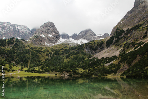 Fototapeta Naklejka Na Ścianę i Meble -  Seebensee lake in Tyrol, Austria