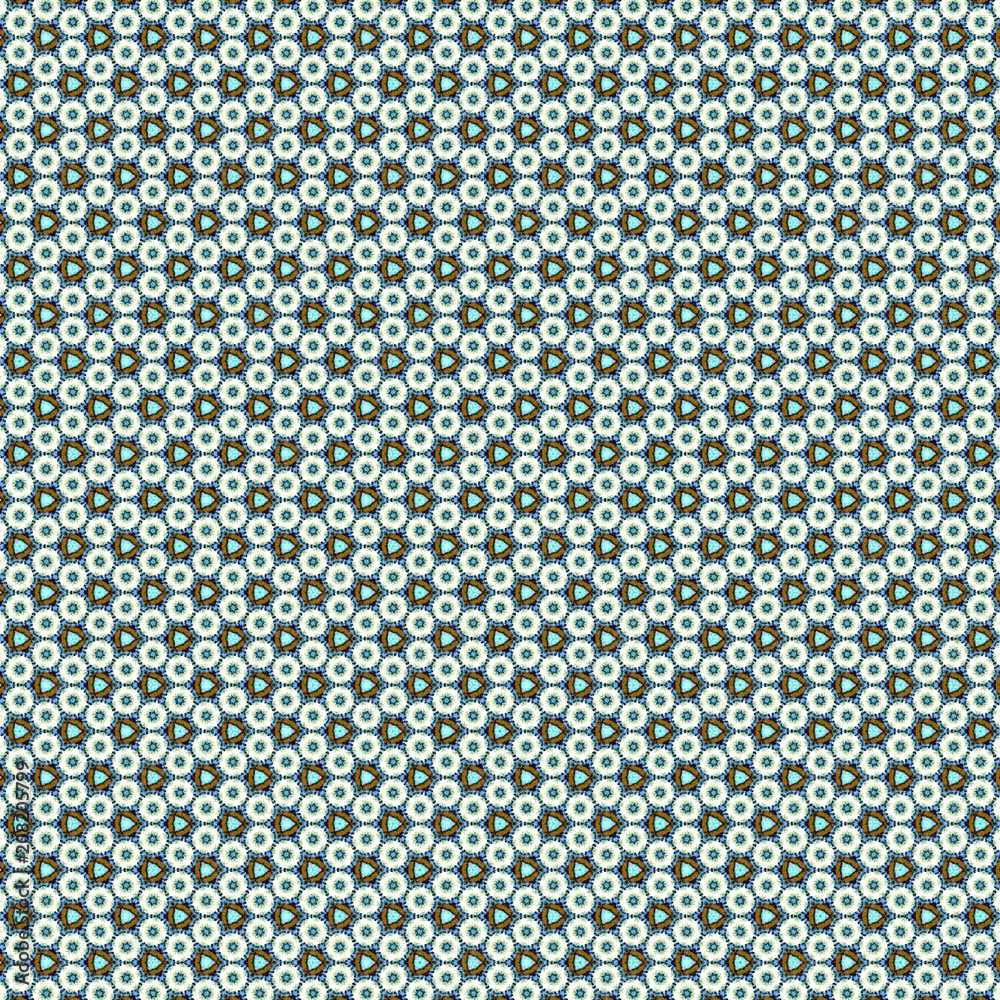 Abstract floral continuous canvas print pattern in russian style. Abstract floral continuous canvas print pattern in russian style.