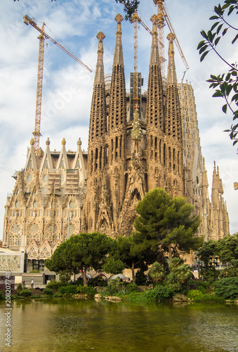 Cathedral of the Sagrada Familia in Barcelona