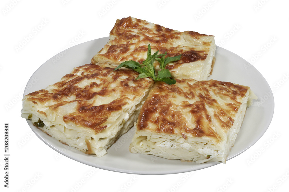 Turkish Su Boregi / Tabla borek or burek Turkish Su Boregi / Tabla borek or burek