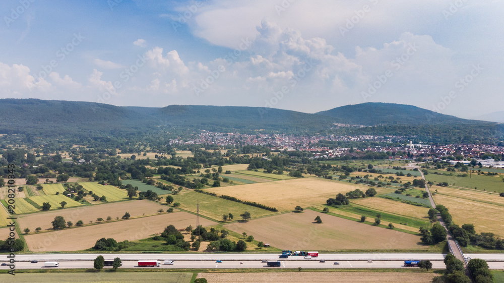 Naklejka premium Autobahn Schwarzwald