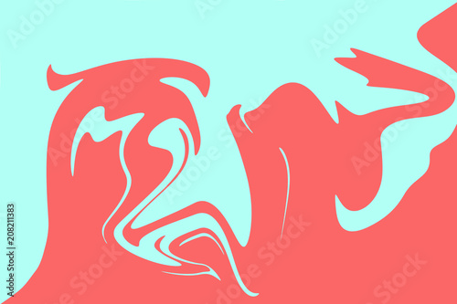 Abstract two color background. Liquid Marble style. Texture for banners and posters