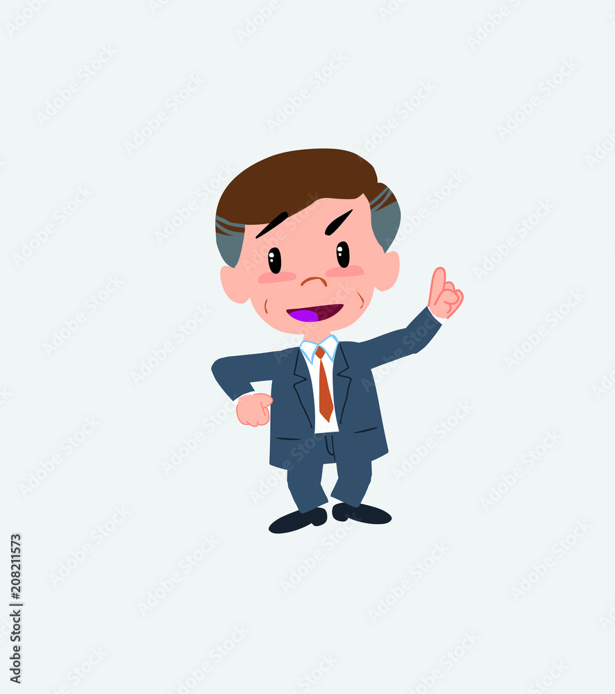 Businessman talking very determined and optimistic. Businessman talking very determined and optimistic.