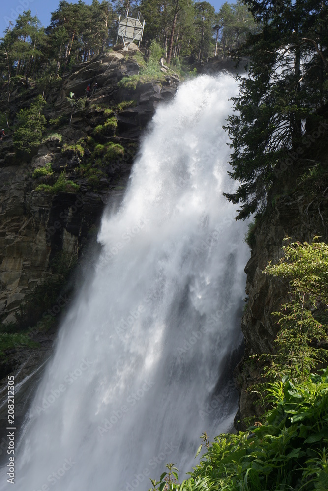 Warterfall in the mountains Warterfall in the mountains