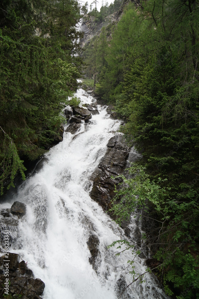 Warterfall in the mountains