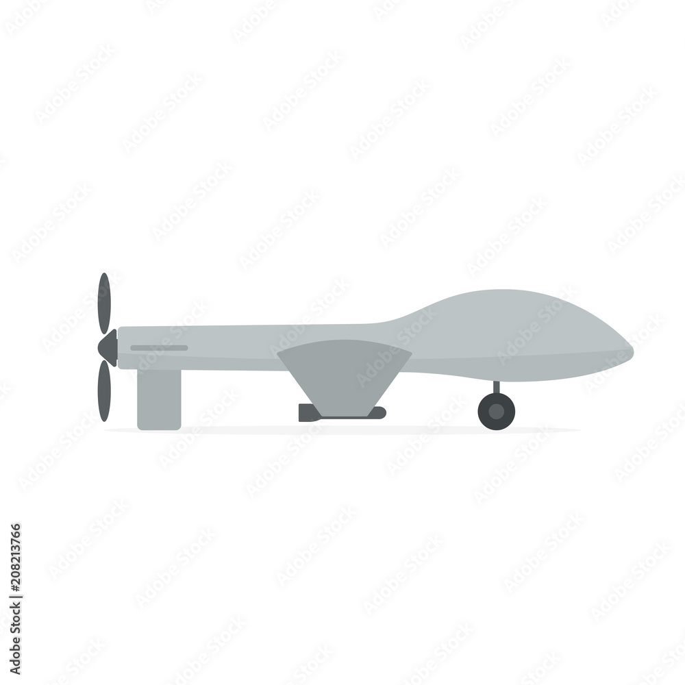 Military drone icon