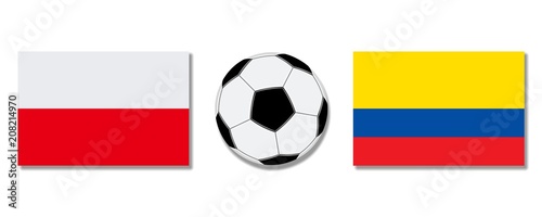 Football. Poland - Colombia 