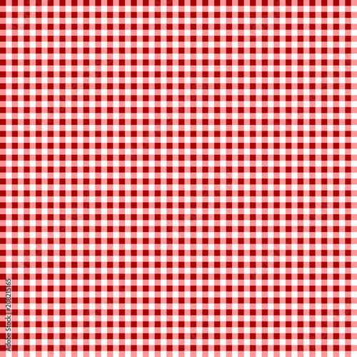 Picnic table cloth. Seamless checkered vector pattern. Vintage color plaid fabric texture.