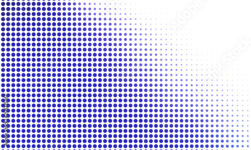 Digital gradient with points. Abstract futuristic panel. Dotted Backgound. Monochrome halftone pattern Vector illustration