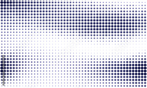 Digital gradient with points. Abstract futuristic panel. Dotted Backgound. Monochrome halftone pattern Vector illustration