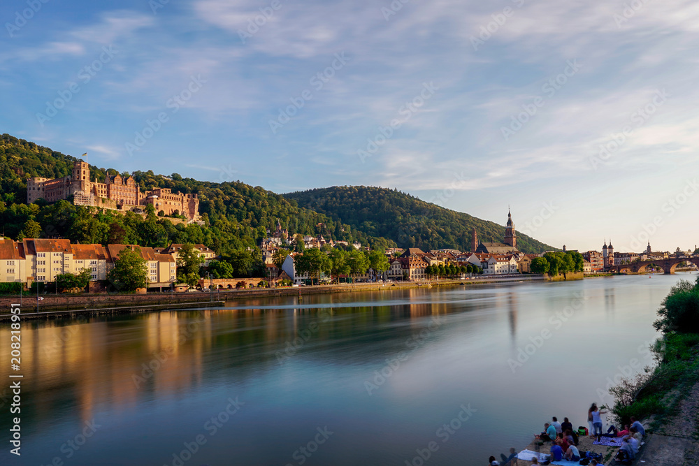 View of the Heidelberg Castle..