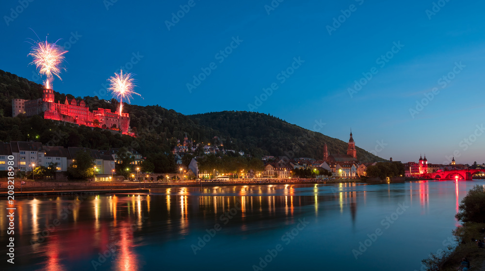 Heidelberg Castle, Castle illumination.