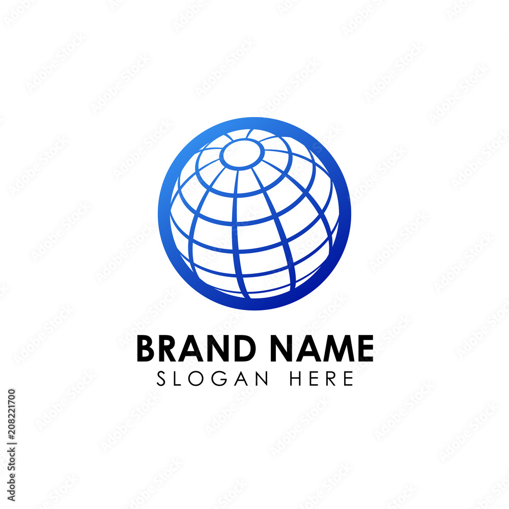 Stylized 3D spherical surface. digital globe icon. This logo is suitable for global company, world technologies and media and publicity agencies Stylized 3D spherical surface. digital globe icon. This logo is suitable for global company, world technologies and media and publicity agencies