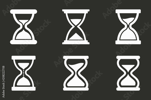 Vector hourglass icon